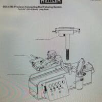Rottler 650-3-44s Precision Connecting Rod Fixturing System for 8-24" (203-610mm) long rods - Image 2