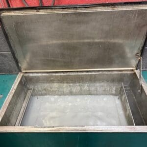 Omegasonics cleaner open